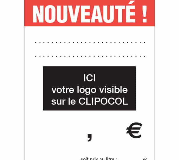 10 Affichettes C4 CLIPOCOL