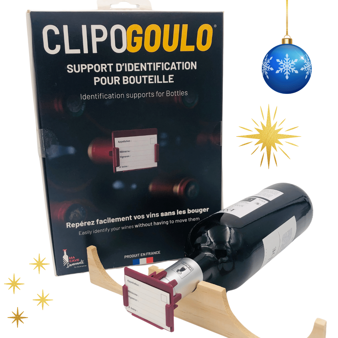 Identificateur de Bouteille CLIPOGOULO Bordeaux